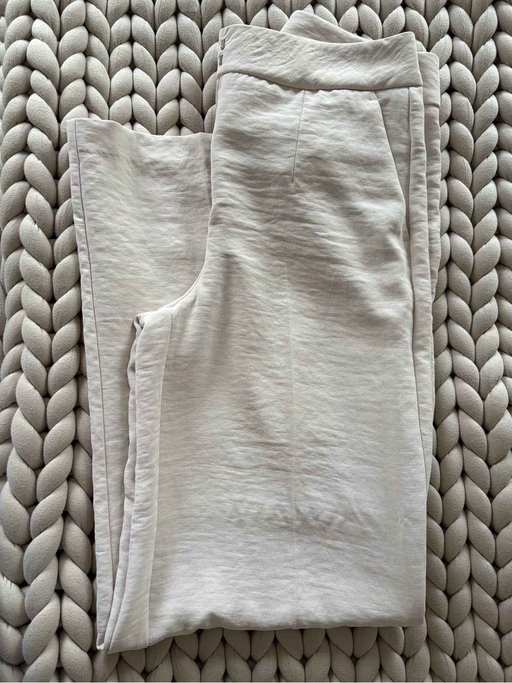 Dynamite - Yasmin Airflow Straight Leg Pants - Polished Pearl - Sz 0